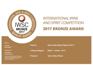 Альминские вина покоряют Лондон - четыре медали на IWSC.